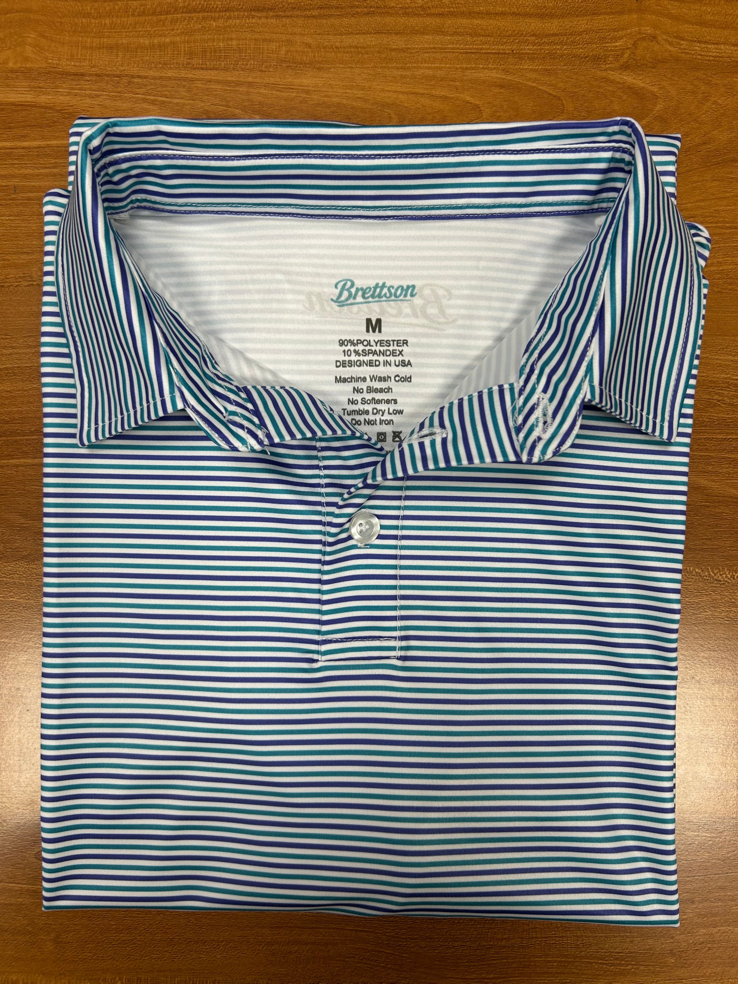 Purple & Turquoise Striped Daily Collar