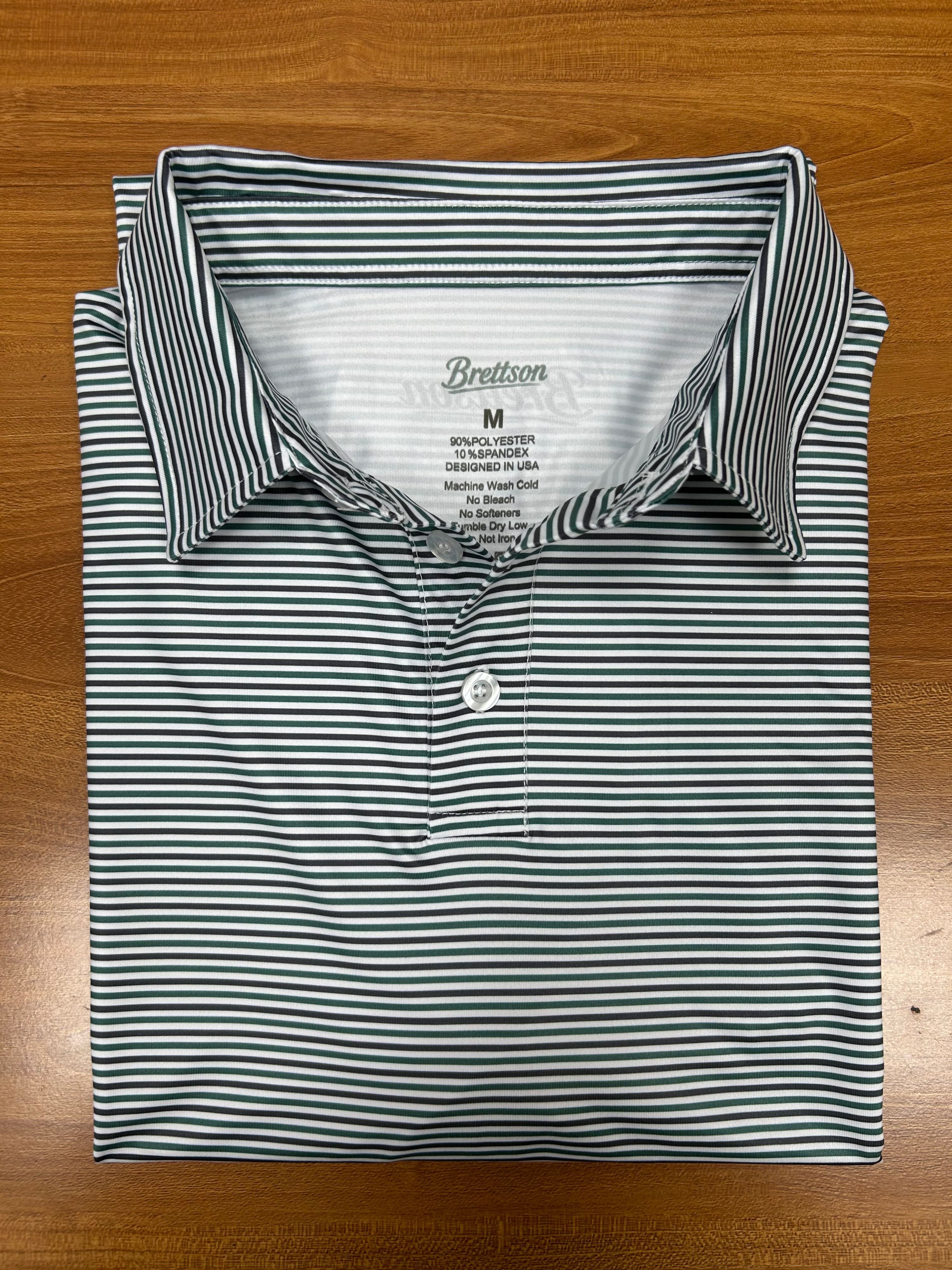Green & Gray Striped Daily Collar