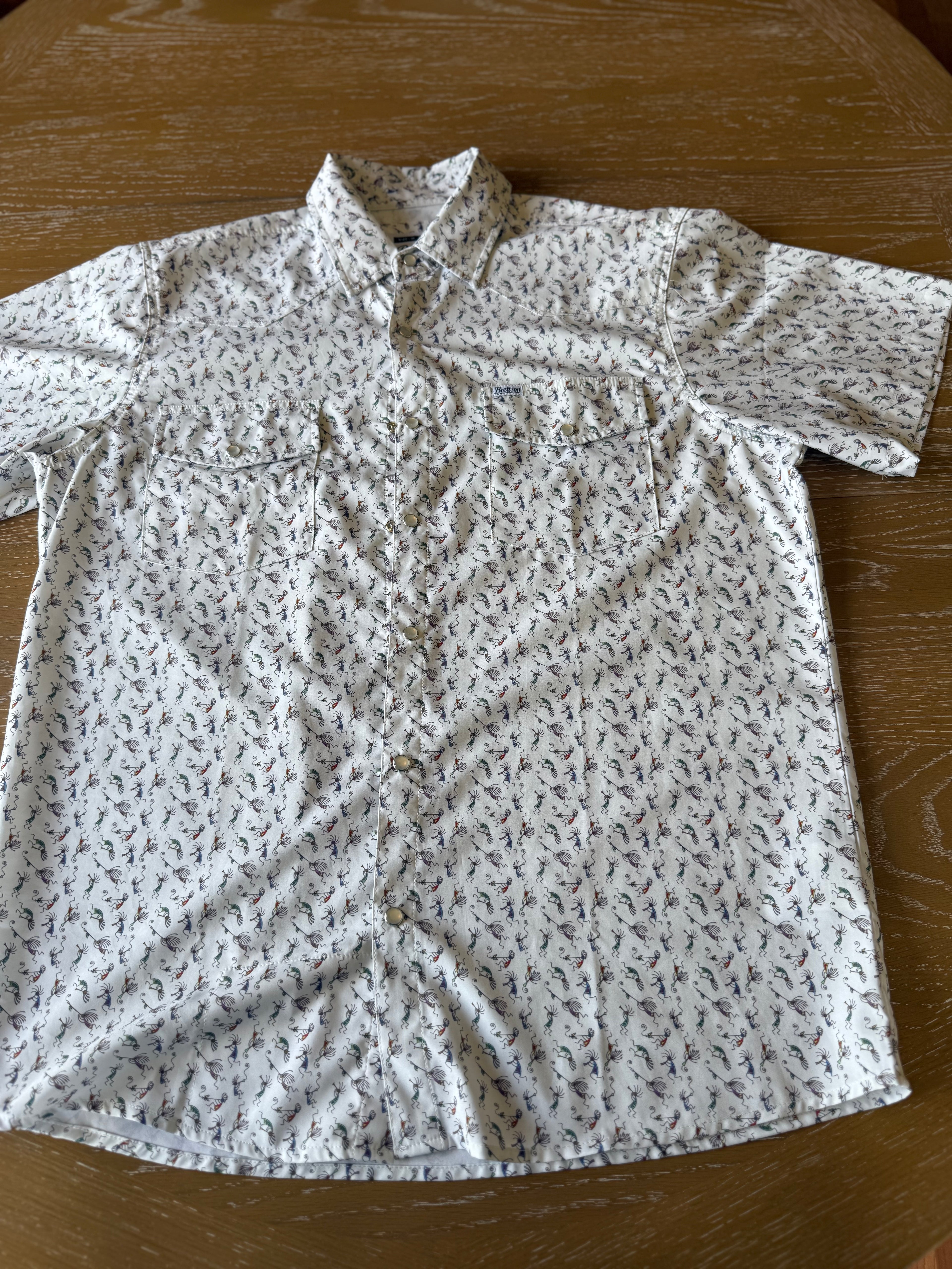 Kokopelli Short Sleeve Pearl Snap