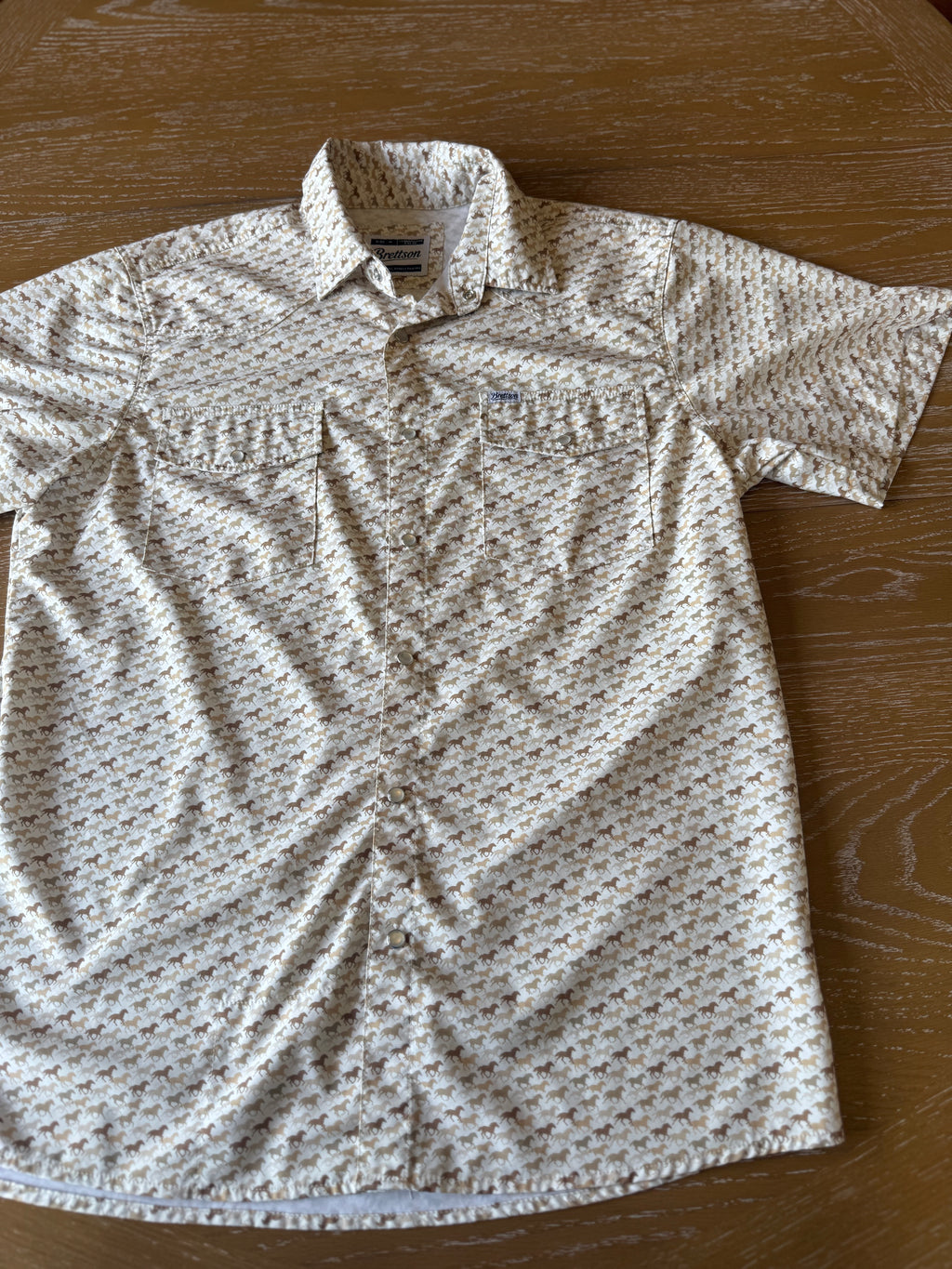 Stampede Short Sleeve Pearl Snap