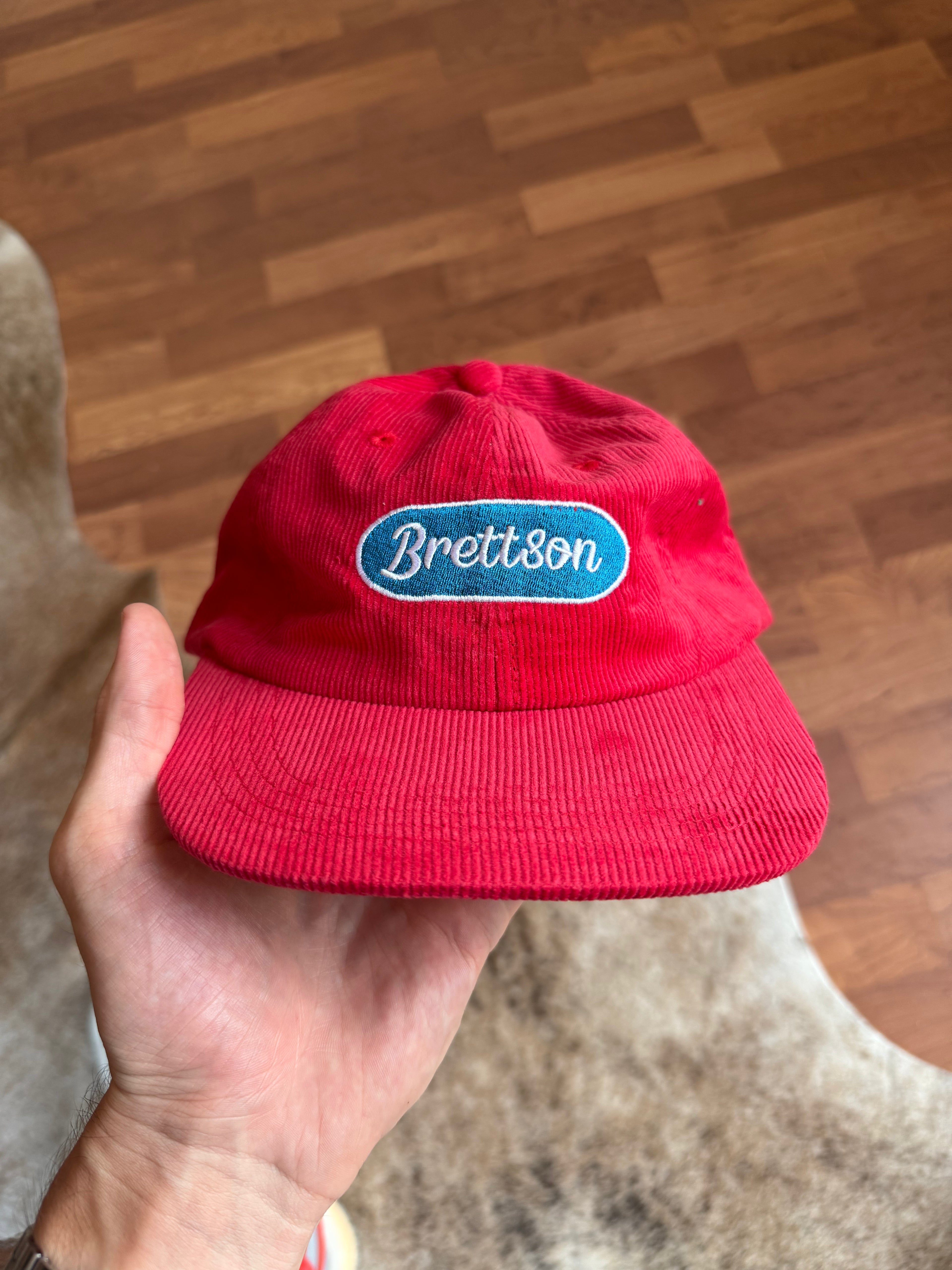 Red Corduroy Snapback