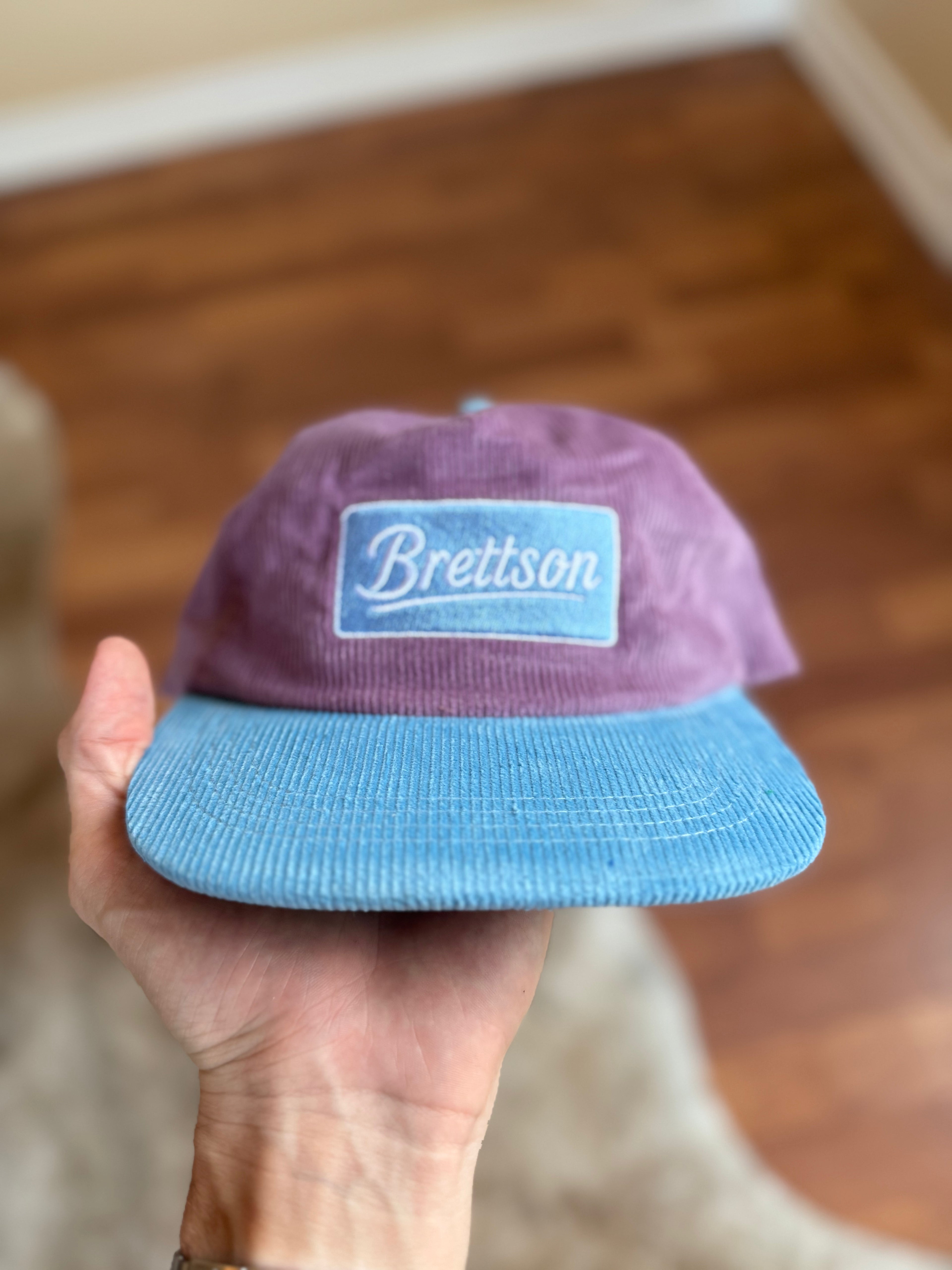 Carolina Blue & Lilac Corduroy Snapback