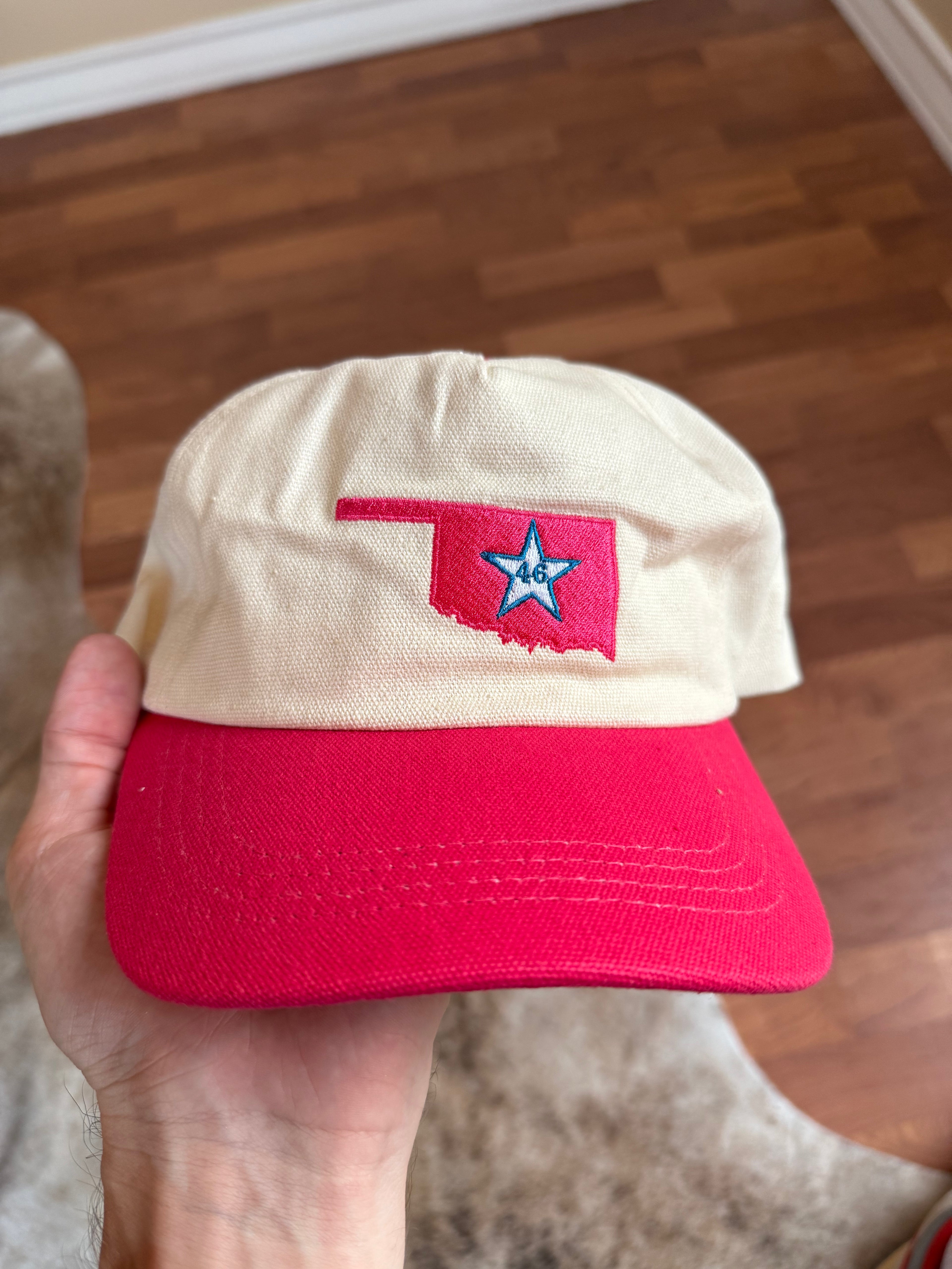 First Flag of Oklahoma Canvas Snapback